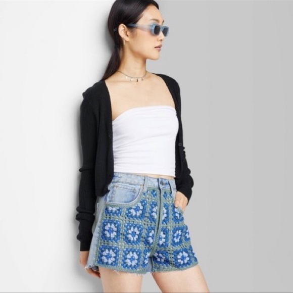 wild fable Shorts 25 Wild Fable Womens Superhigh Rise Crochet